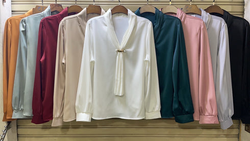 Premium Satin Formal Tops